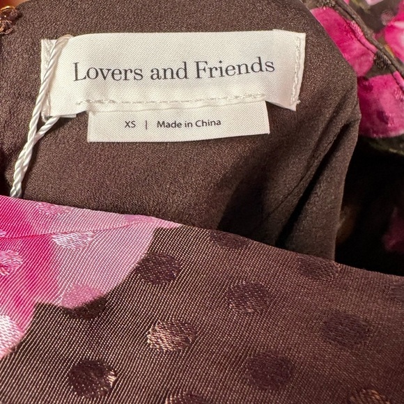 NWT Lovers + Friends Camden Mini Dress in Tessa Floral Multi Size Extra Small - Picture 9 of 10